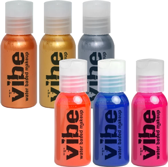 European Body Art Voda Airbrush 6-Packs 1oz. Face 3 European Body Art Voda Airbrush 6-Packs 1oz. Face