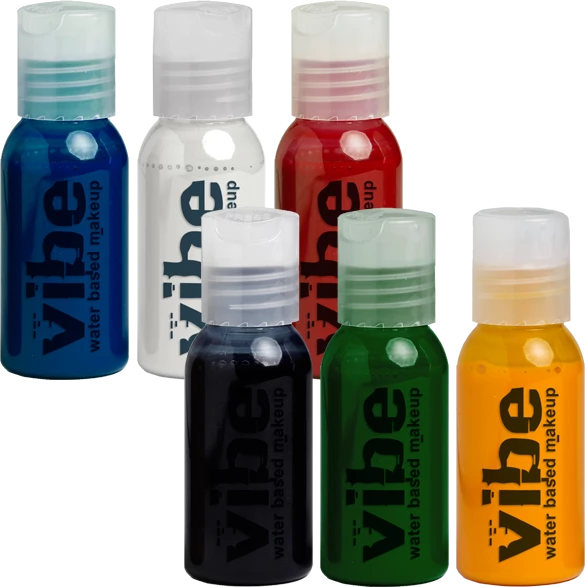 European Body Art Voda Airbrush 6-Packs 1oz. Face 4 European Body Art Voda Airbrush 6-Packs 1oz. Face