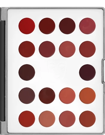 Kryolan Lip Rouge Mini-Palette 18 Colors Kryolan Professional Make-Up 4 Kryolan Lip Rouge Mini-Palette 18 Colors Kryolan Professional Make-Up