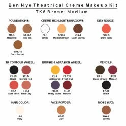 Ben Nye Theatrical Creme Makeup Kit