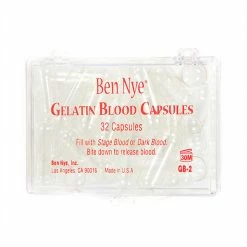 Ben Nye Gelatin Blood Capsules (Empty)
