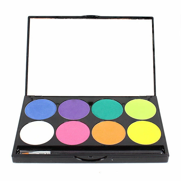 Mehron INtense Pro Pressed Powder Pigments Palette Fire (168-PAL-F) 2 Mehron INtense Pro Pressed Powder Pigments Palette Fire (168-PAL-F)