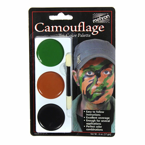 Mehron Tri-Color Palette 4 Mehron Tri-Color Palette