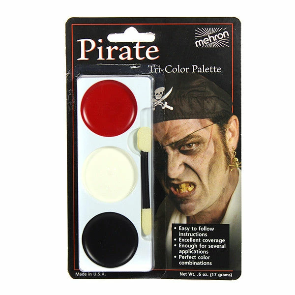 Mehron Tri-Color Palette 10 Mehron Tri-Color Palette