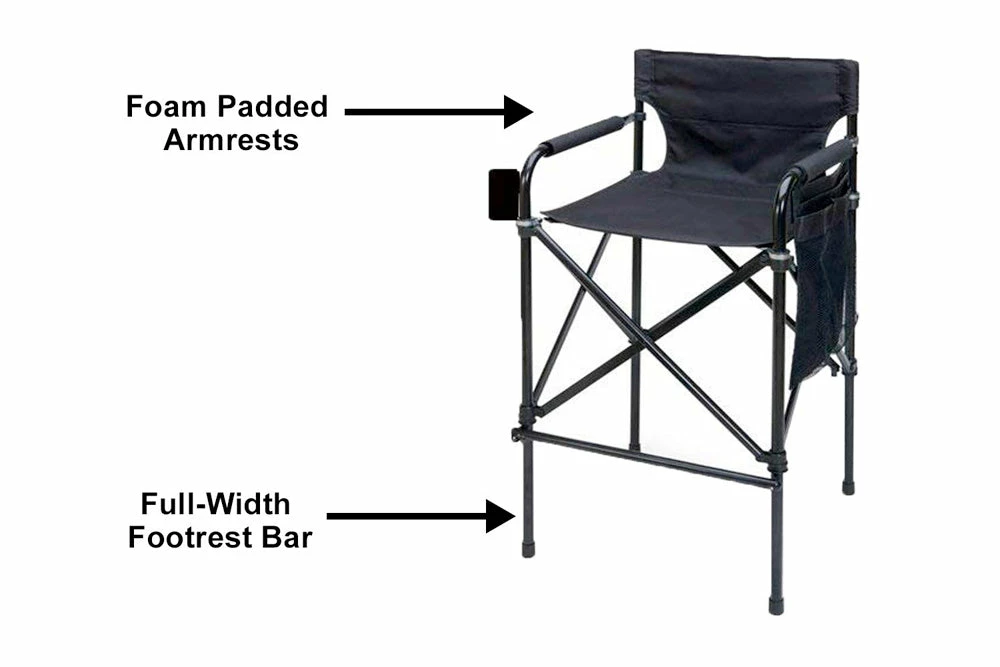 Tuscany Pro Chairs Tuscany Pro Tall Director Chair (CC63T) Kits & Tools 2 Tuscany Pro Chairs Tuscany Pro Tall Director Chair (CC63T) Kits & Tools