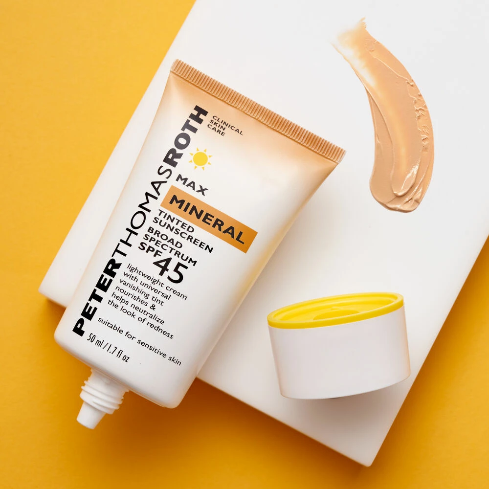 Peter Thomas Roth Max Mineral Tinted Sunscreen Broad Spectrum SPF 45 Skincare 2 Peter Thomas Roth Max Mineral Tinted Sunscreen Broad Spectrum SPF 45 Skincare