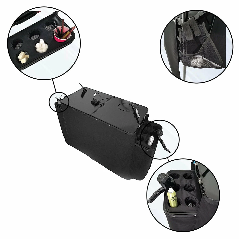 Tuscany Pro Chairs Kits & Tools Tuscany Pro Portable Lightweight Beauty Station (CCBS-100) 5 Tuscany Pro Chairs Kits & Tools Tuscany Pro Portable Lightweight Beauty Station (CCBS-100)