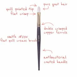 Smith Cosmetics 235 Flat Quill Crease Brush