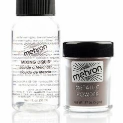 Mehron Metallic Powder With Mixing Liquid
