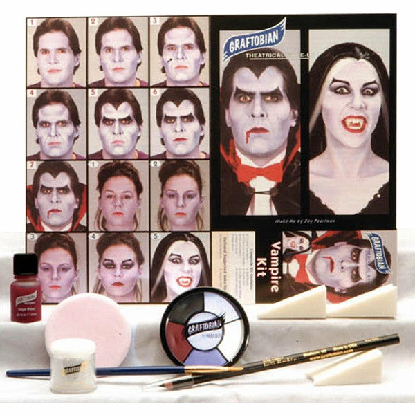 Graftobian Complete Halloween Kit 14 Graftobian Complete Halloween Kit