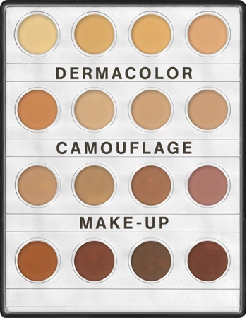 Kryolan Professional Make-Up Kryolan Dermacolor Camouflage Creme Mini-Palette 16 Colors 4 Kryolan Professional Make-Up Kryolan Dermacolor Camouflage Creme Mini-Palette 16 Colors
