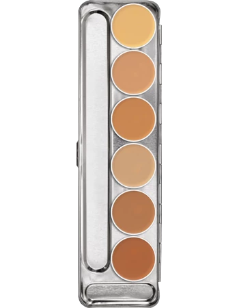 Kryolan Dermacolor Camouflage Creme Palette 6 Colors 5 Kryolan Dermacolor Camouflage Creme Palette 6 Colors