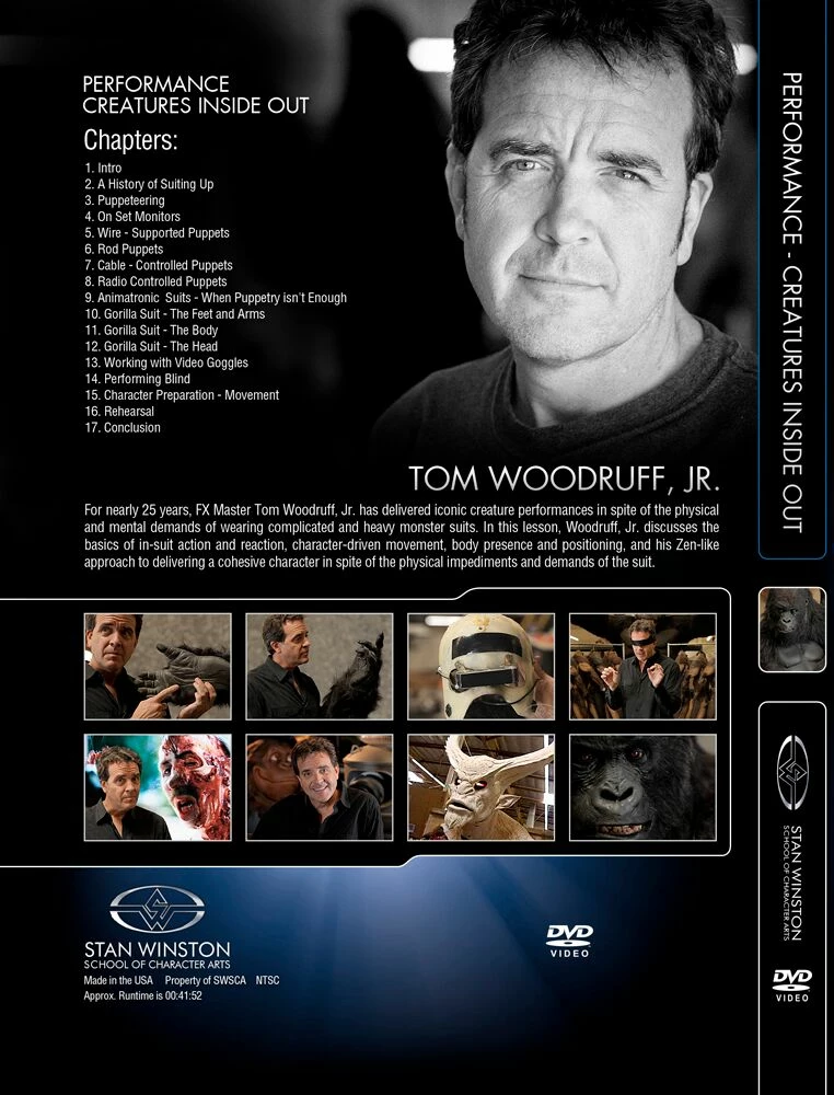 Kits & Tools Stan Winston Studio Performance - Creatures Inside & Out (DVD) 2 Kits & Tools Stan Winston Studio Performance - Creatures Inside & Out (DVD)