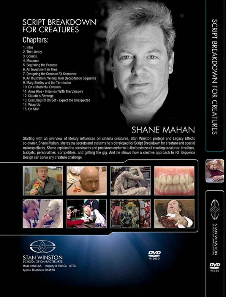 Stan Winston Studio Script Breakdown (DVD) Kits & Tools 2 Stan Winston Studio Script Breakdown (DVD) Kits & Tools