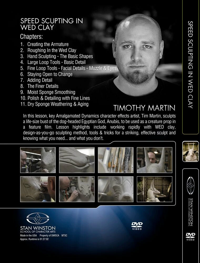 Stan Winston Studio Speed Sculpting In WED Clay (DVD) 2 Stan Winston Studio Speed Sculpting In WED Clay (DVD)