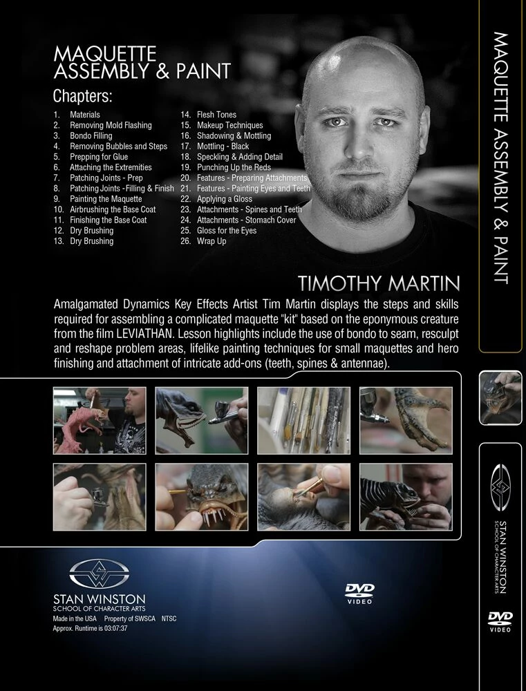 Kits & Tools Stan Winston Studio Maquette Assembly & Paint (DVD) 2 Kits & Tools Stan Winston Studio Maquette Assembly & Paint (DVD)