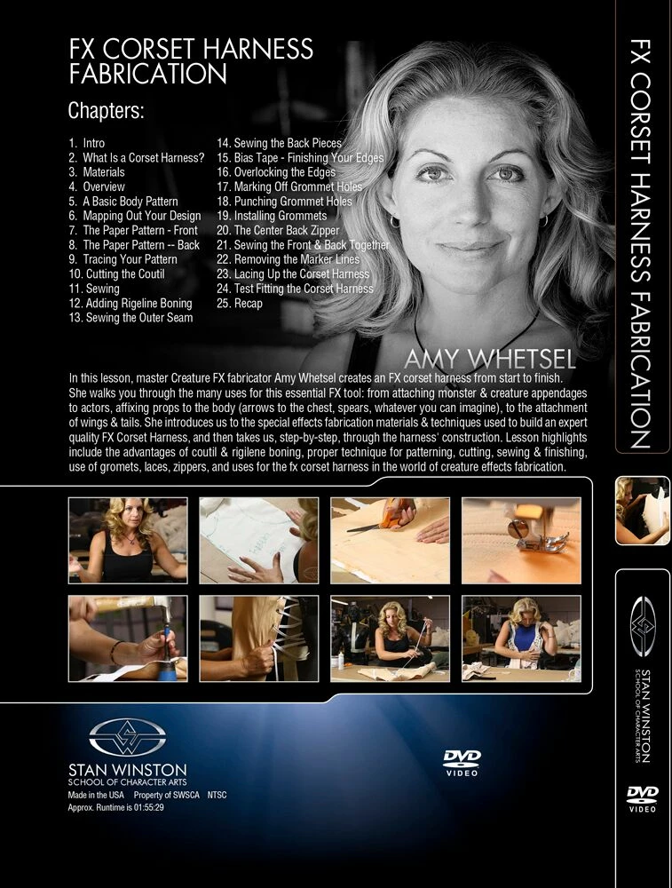 Stan Winston Studio FX Corset Harness Fabrication (DVD) 2 Stan Winston Studio FX Corset Harness Fabrication (DVD)