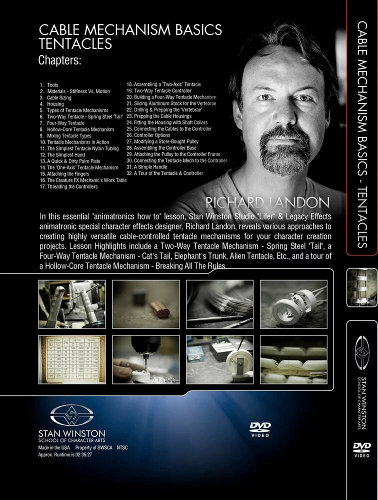 Stan Winston Studio Cable Mechanism Basics - Tentacles (DVD) 2 Stan Winston Studio Cable Mechanism Basics - Tentacles (DVD)