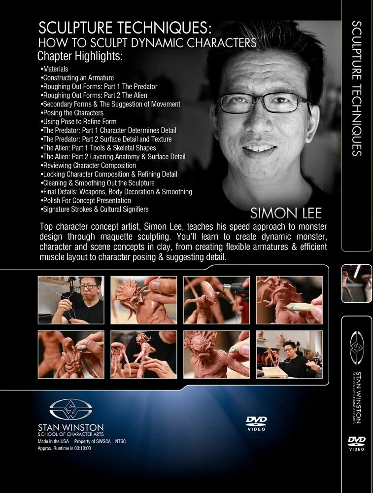 Kits & Tools Stan Winston Studio Sculpture Techniques How To Sculpt Dynamic Characters (DVD) 2 Kits & Tools Stan Winston Studio Sculpture Techniques How To Sculpt Dynamic Characters (DVD)