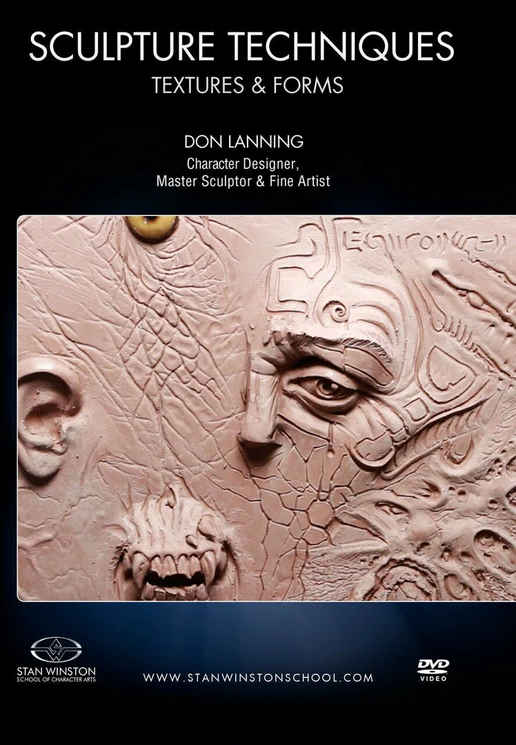 Stan Winston Studio Sculpture Techniques Textures & Forms (DVD) Kits & Tools 1 Stan Winston Studio Sculpture Techniques Textures & Forms (DVD) Kits & Tools