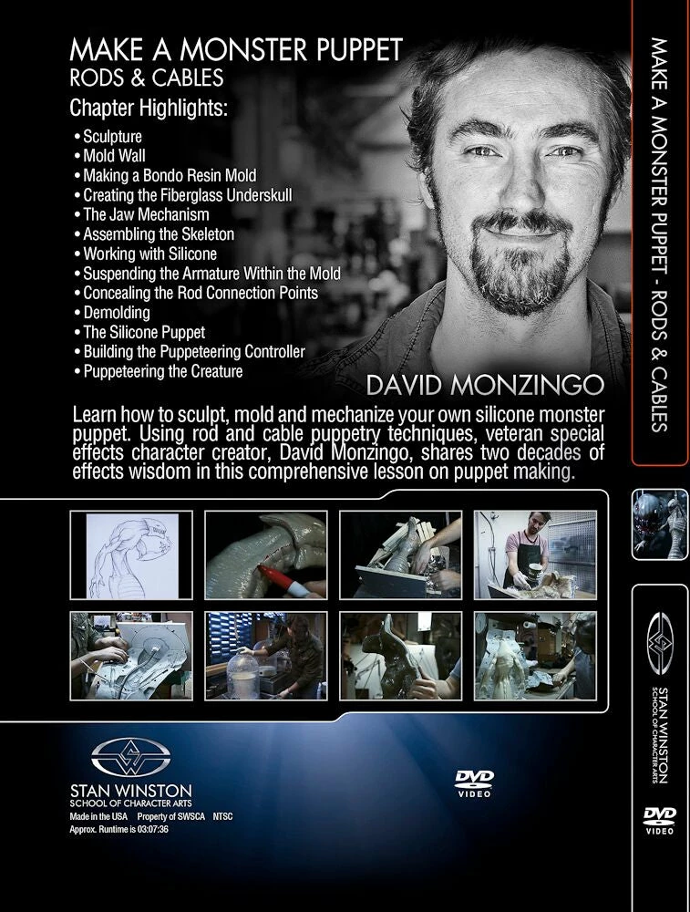 Stan Winston Studio How To Make A Monster Puppet - Rods & Cables (DVD) 2 Stan Winston Studio How To Make A Monster Puppet - Rods & Cables (DVD)