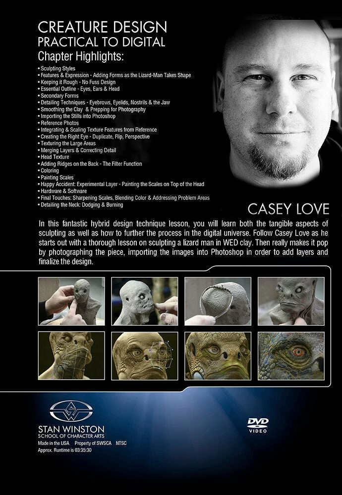 Stan Winston Studio Creature Design - Practical To Digital (DVD) 2 Stan Winston Studio Creature Design - Practical To Digital (DVD)