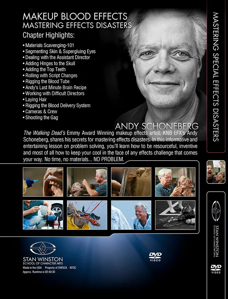 Stan Winston Studio Mastering Special Effects Disasters - Explode A Head (DVD) Kits & Tools 2 Stan Winston Studio Mastering Special Effects Disasters - Explode A Head (DVD) Kits & Tools