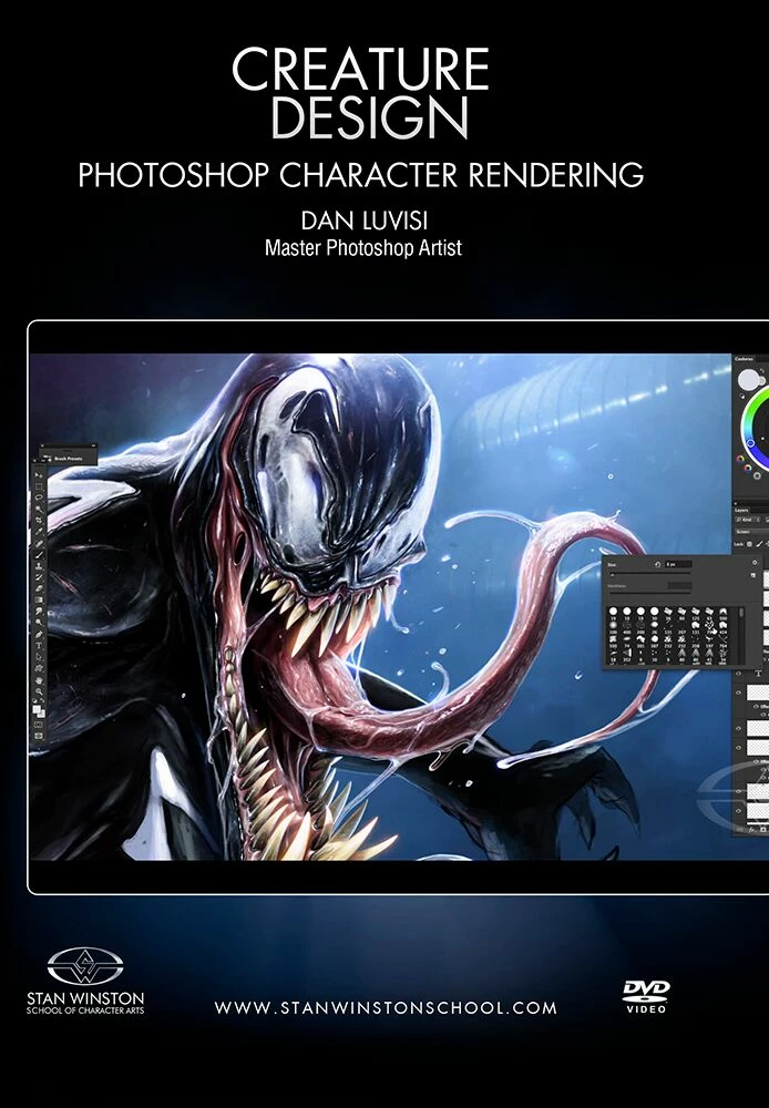 Stan Winston Studio Creature Design - Photoshop Character Rendering (DVD) Kits & Tools 1 Stan Winston Studio Creature Design - Photoshop Character Rendering (DVD) Kits & Tools