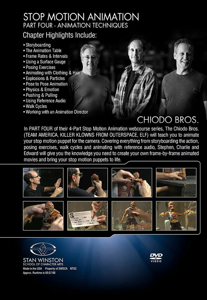 Stan Winston Studio Stop-Motion Character Performance (DVD) Kits & Tools 2 Stan Winston Studio Stop-Motion Character Performance (DVD) Kits & Tools