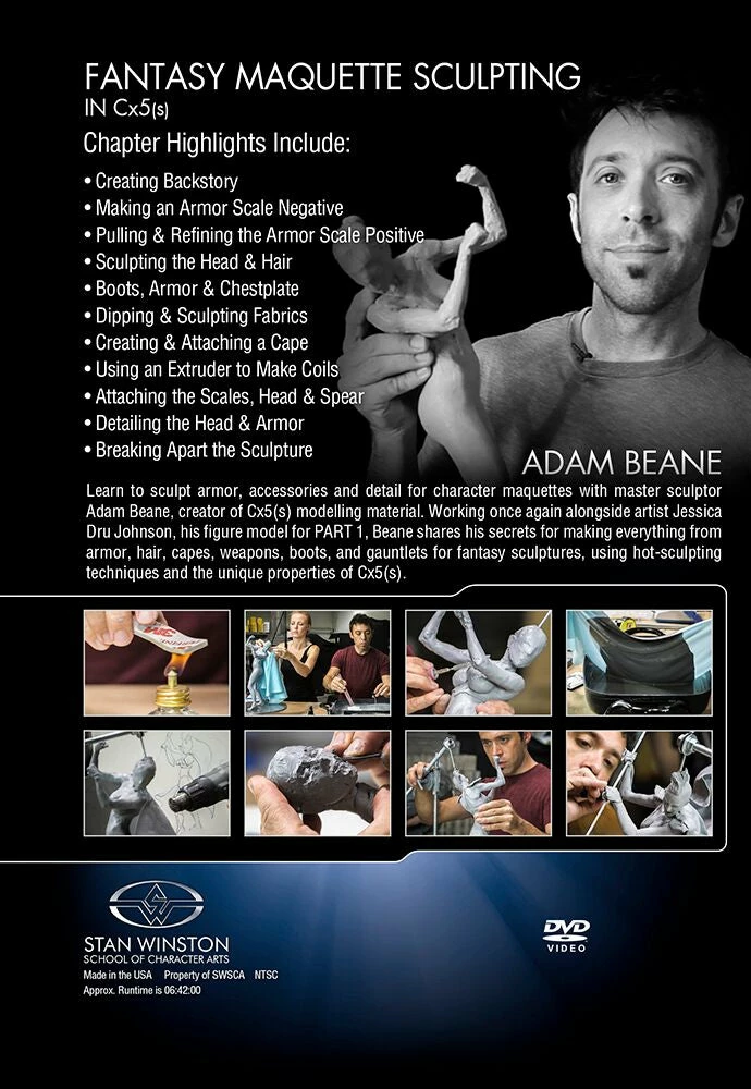 Stan Winston Studio Fantasy Maquette Sculpting In CX5(s) (DVD) 2 Stan Winston Studio Fantasy Maquette Sculpting In CX5(s) (DVD)