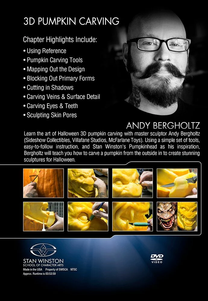 Kits & Tools Stan Winston Studio 3D Pumpkin Carving (DVD) 2 Kits & Tools Stan Winston Studio 3D Pumpkin Carving (DVD)