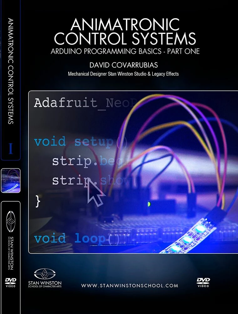 Stan Winston Studio Animatronic Control Systems - Arduino Programming Basics (DVD) Kits & Tools 1 Stan Winston Studio Animatronic Control Systems - Arduino Programming Basics (DVD) Kits & Tools