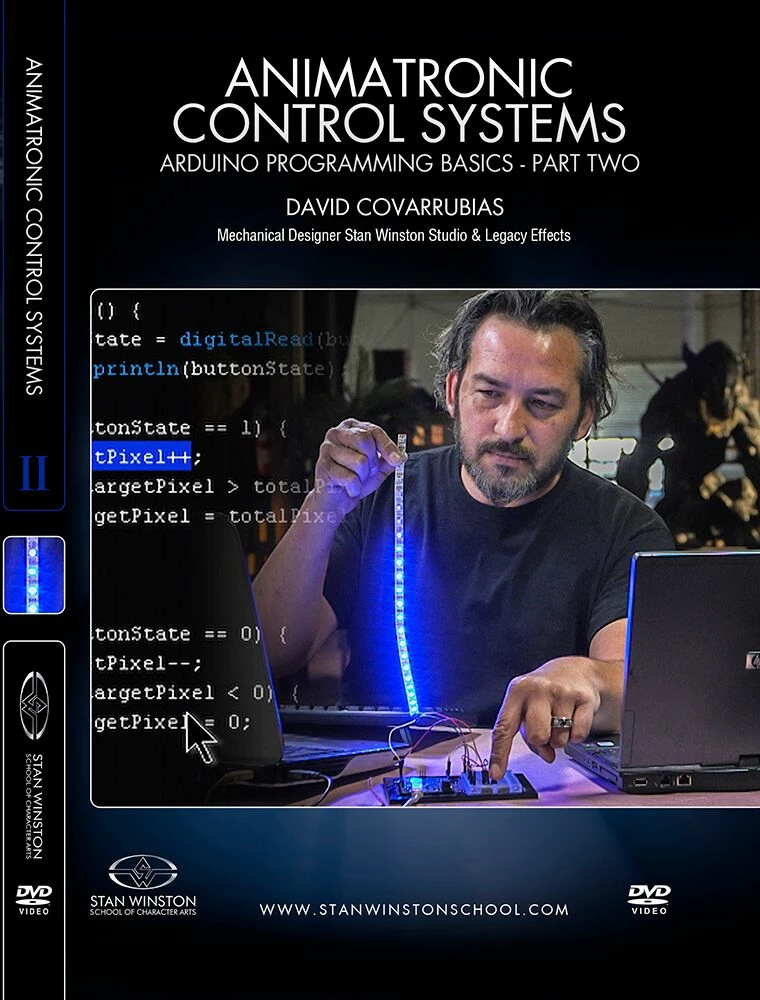 Stan Winston Studio Animatronic Control Systems - Arduino Programming Basics (DVD) Kits & Tools 3 Stan Winston Studio Animatronic Control Systems - Arduino Programming Basics (DVD) Kits & Tools