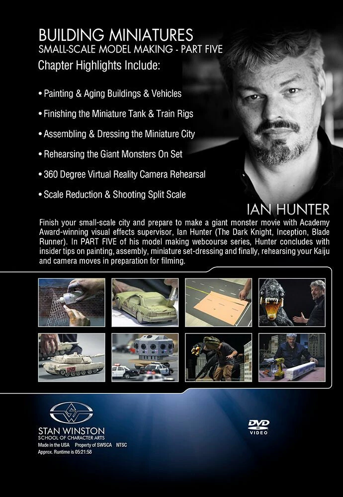 Stan Winston Studio Building Miniatures Small-Scale Model Making (DVD) 10 Stan Winston Studio Building Miniatures Small-Scale Model Making (DVD)