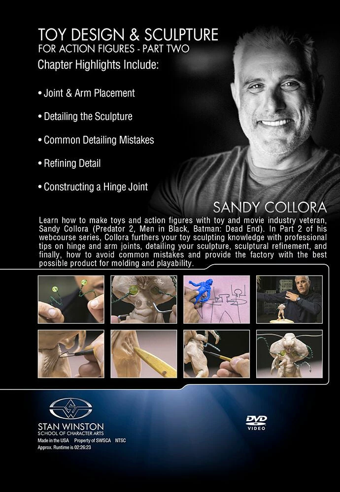 Stan Winston Studio Toy Design & Sculpture For Action Figures & Collectibles (DVD) 4 Stan Winston Studio Toy Design & Sculpture For Action Figures & Collectibles (DVD)