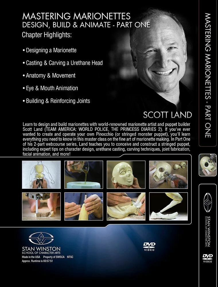 Stan Winston Studio Mastering Marionettes (DVD) Kits & Tools 2 Stan Winston Studio Mastering Marionettes (DVD) Kits & Tools