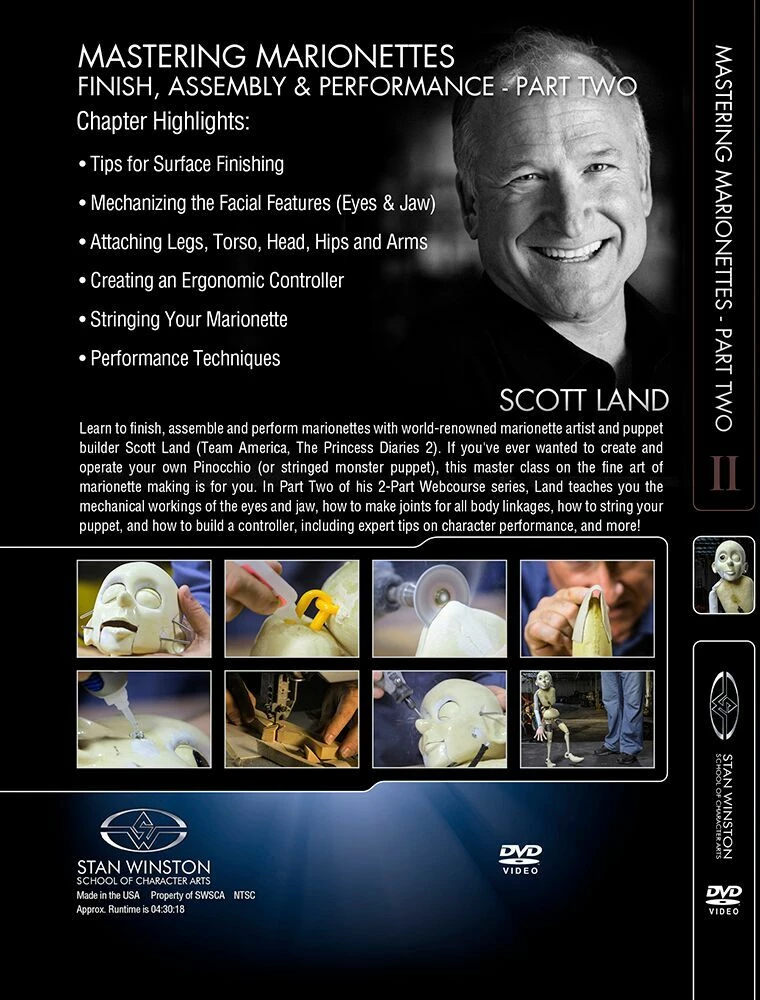 Stan Winston Studio Mastering Marionettes (DVD) Kits & Tools 4 Stan Winston Studio Mastering Marionettes (DVD) Kits & Tools
