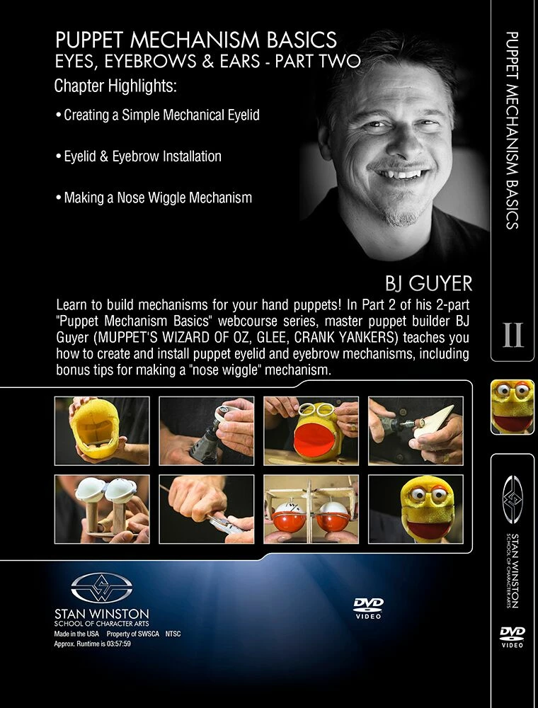 Stan Winston Studio Puppet Mechanism Basics Eyes, Eyebrows, Ears (DVD) Kits & Tools 4 Stan Winston Studio Puppet Mechanism Basics Eyes, Eyebrows, Ears (DVD) Kits & Tools