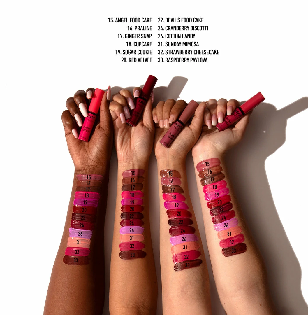 NYX Butter Gloss 4 NYX Butter Gloss