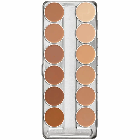 Kryolan Professional Make-Up Kryolan Dermacolor Camouflage Creme Palette 12 Colors - (C) 1 Kryolan Professional Make-Up Kryolan Dermacolor Camouflage Creme Palette 12 Colors - (C)