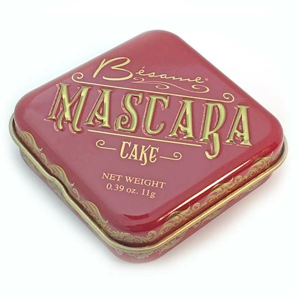 Eyes Besame Cosmetics Brown Cake Mascara 1920 1 Eyes Besame Cosmetics Brown Cake Mascara 1920