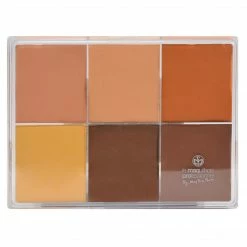 MAQ Pro Maqpro 6-color Fard Creme Foundation Palette Face 19 MAQ Pro Maqpro 6-color Fard Creme Foundation Palette Face