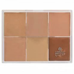 MAQ Pro Maqpro 6-color Fard Creme Foundation Palette Face