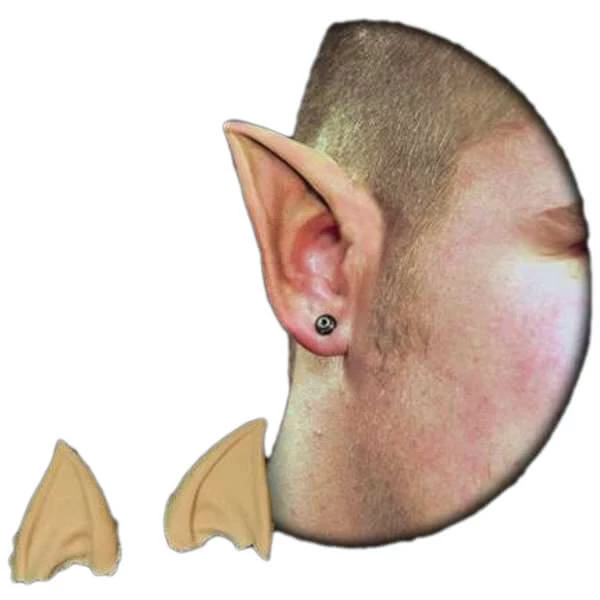 Stage Frights Elf Ears Foam Latex Appliance Set 1 Stage Frights Elf Ears Foam Latex Appliance Set