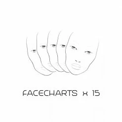 MYKITCO My Face Charts 15pc
