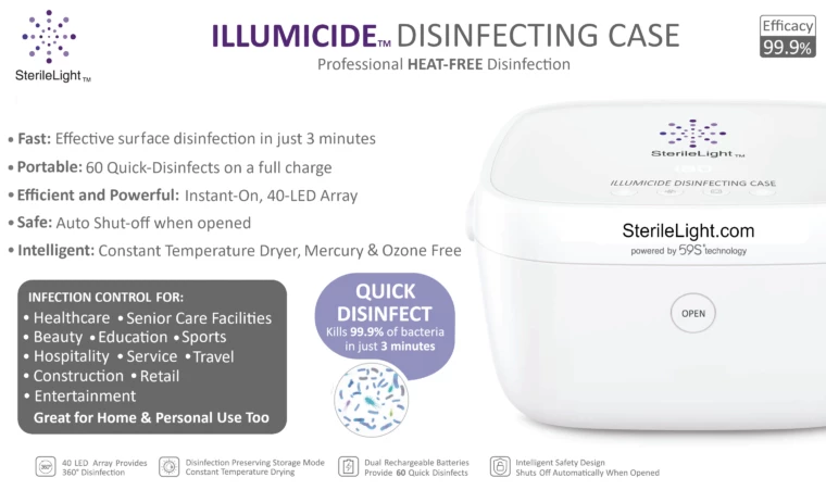 SterileLight ILLUMICIDE Surface Disinfecting Case 3 SterileLight ILLUMICIDE Surface Disinfecting Case