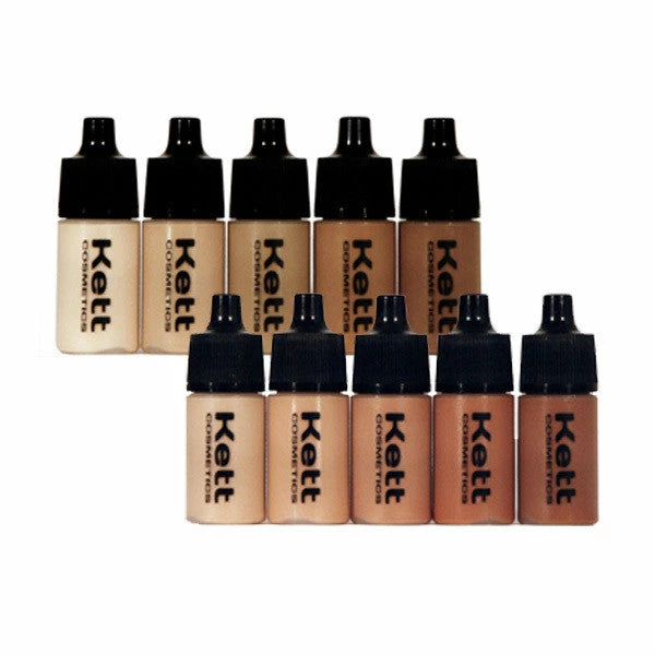 Kett Hydro Foundation Trial Pack (5 Count Of 6ml Bottles) 1 Kett Hydro Foundation Trial Pack (5 Count Of 6ml Bottles)