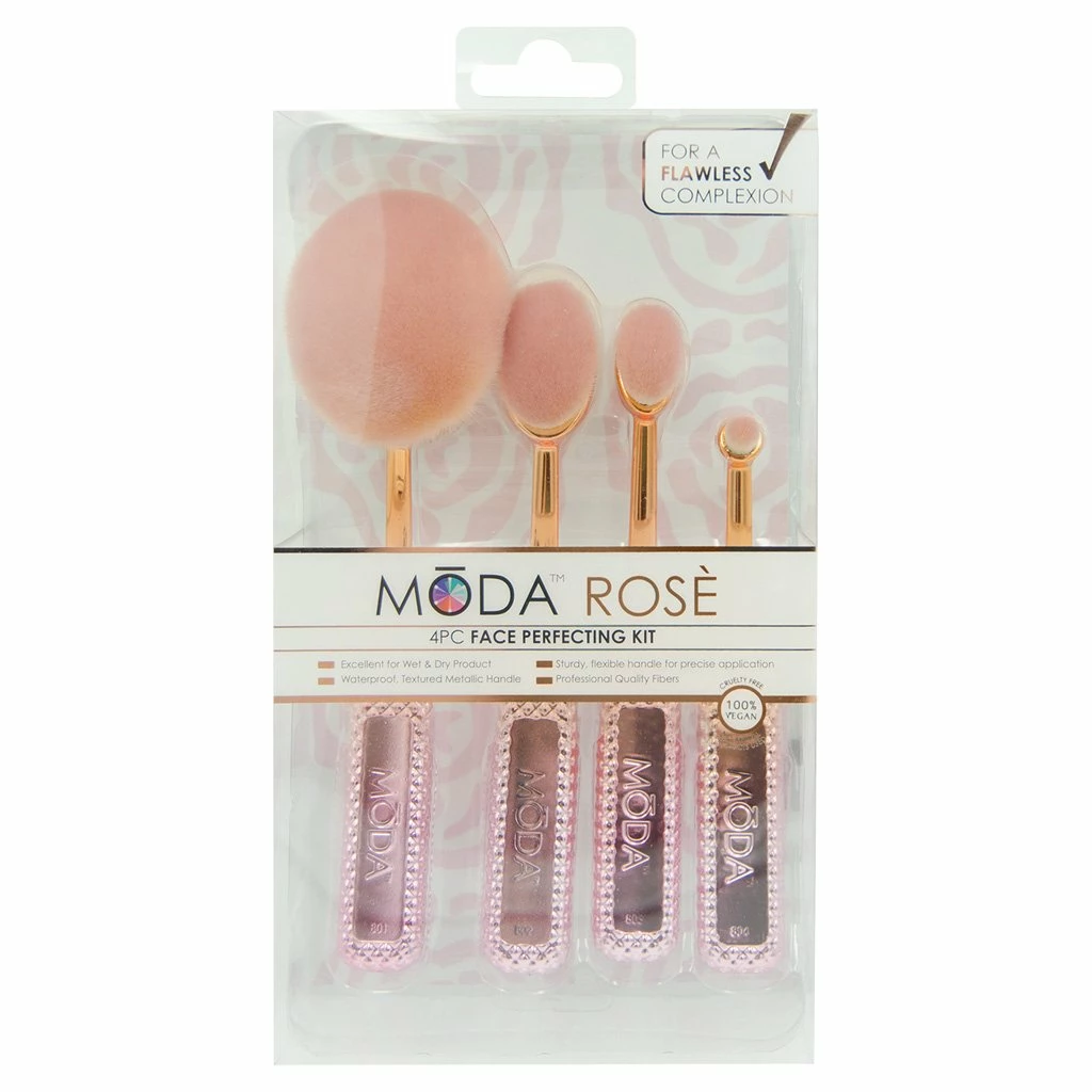 Kits & Tools Royal And Langnickel MODA Rose 4pc Face Perfecting Kit 2 Kits & Tools Royal And Langnickel MODA Rose 4pc Face Perfecting Kit