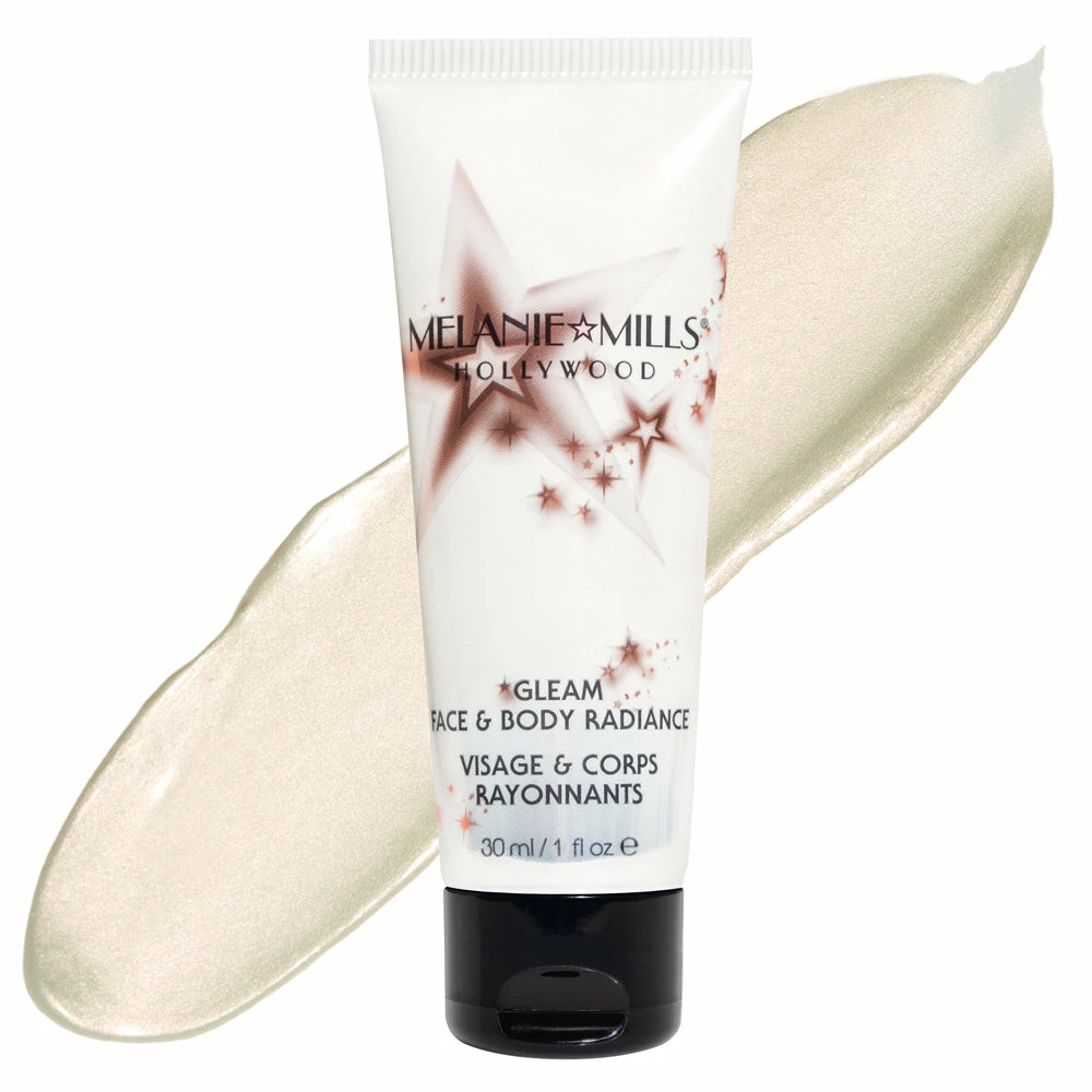 Melanie Mills Hollywood Gleam Face & Body Radiance 1oz. 12 Melanie Mills Hollywood Gleam Face & Body Radiance 1oz.