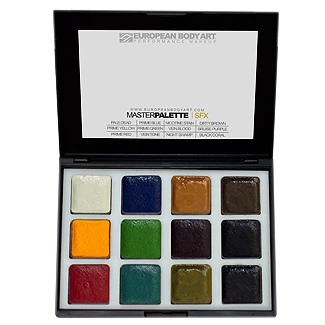 European Body Art Master Palettes Special FX 8 European Body Art Master Palettes Special FX
